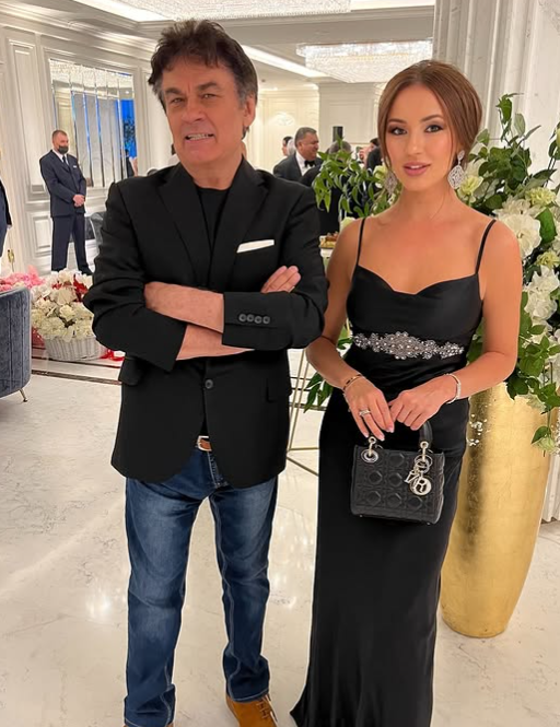 Александр Серов с дочерью Мишель