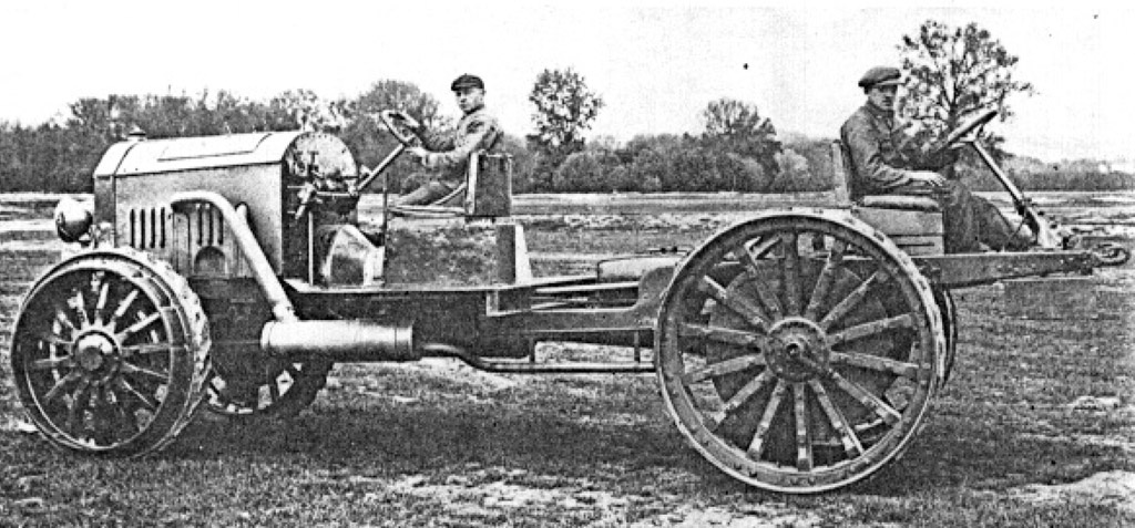 Доработанное шасси Krupp-Daimler Kp.D1, с двумя постами управления.