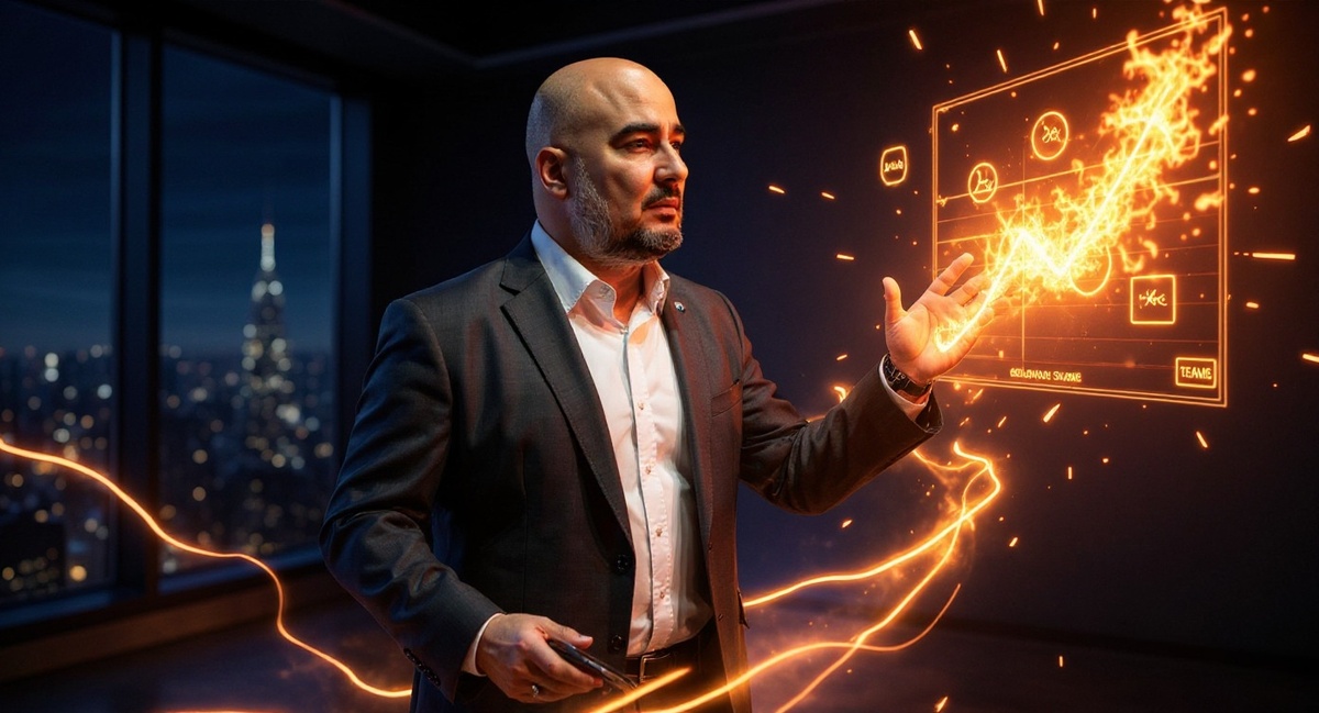 Бизнес команда и рост