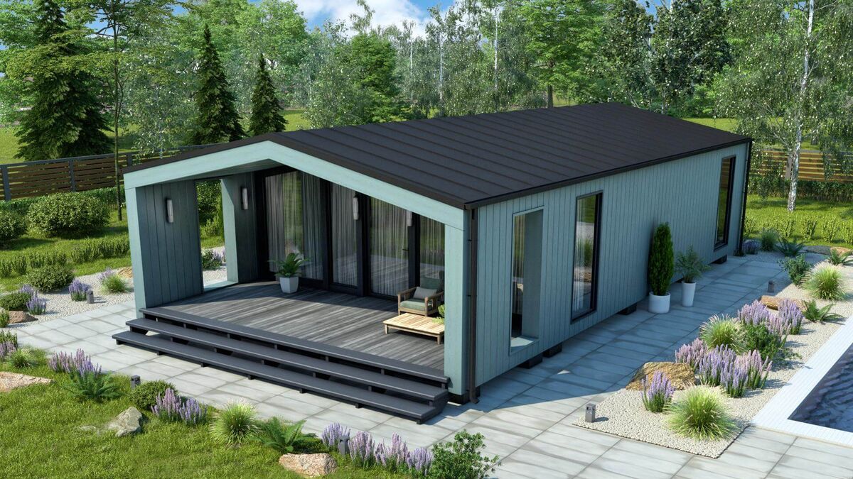 Дом из CLT - Барнхаус 75 м2