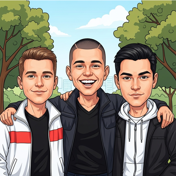 Мы, три мушкетёра на свалке истории под названием «пятый курс», завершили величайший труд — написание дипломов.