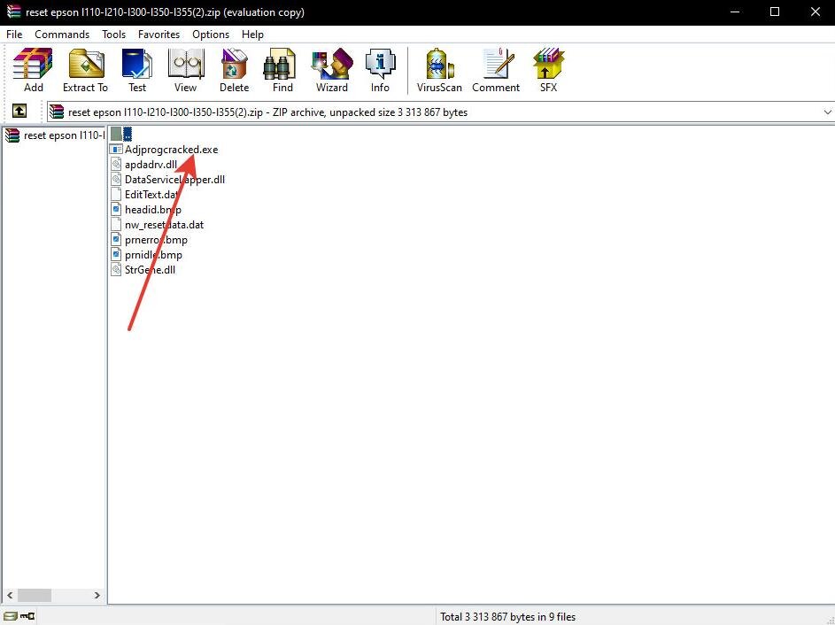 Запускаем Adjprogcracked.exe.