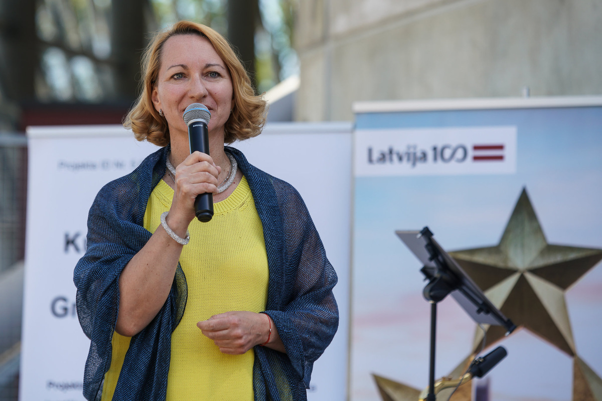 Министр Даце Мелбарде © Sputnik 