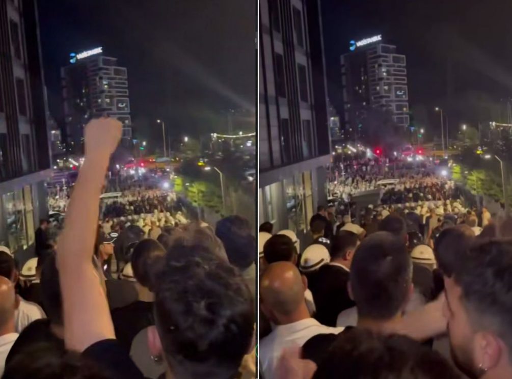   Протесты в Стамбуле. Иллюстрация: соцсети, стоп-кадр видео.