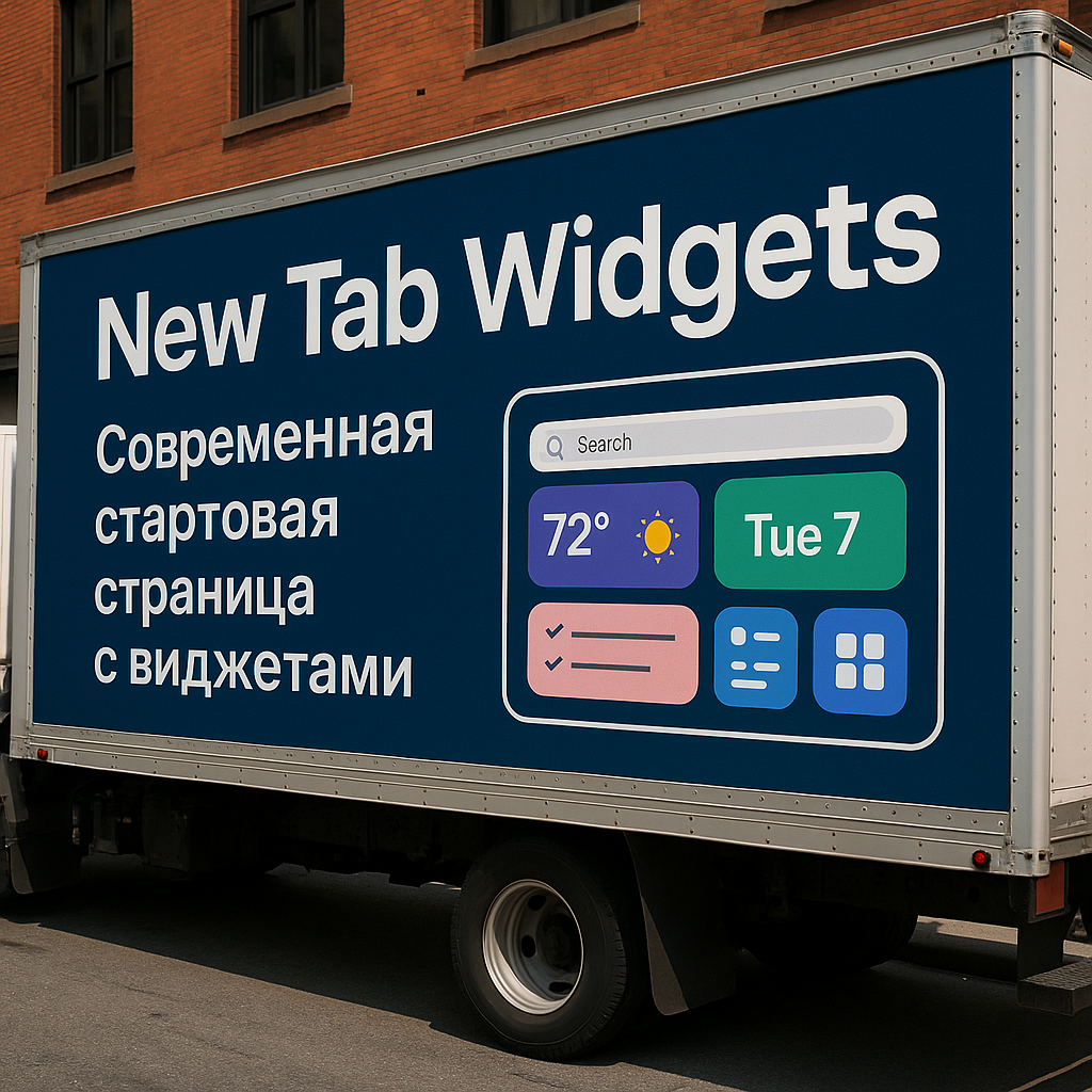 New Tab Widgets
