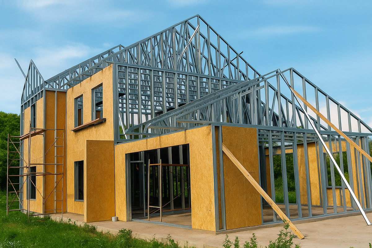 Шумоизоляция зданий из ЛСТК