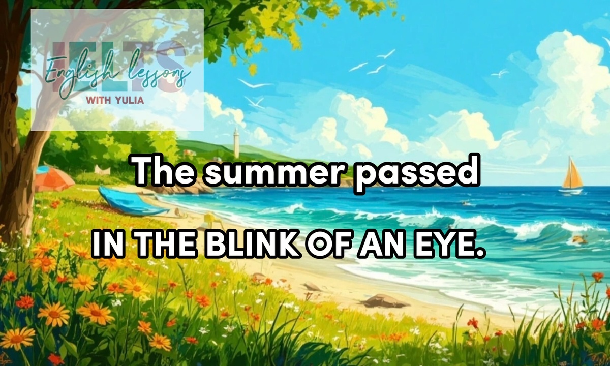 in the blink of an eye 