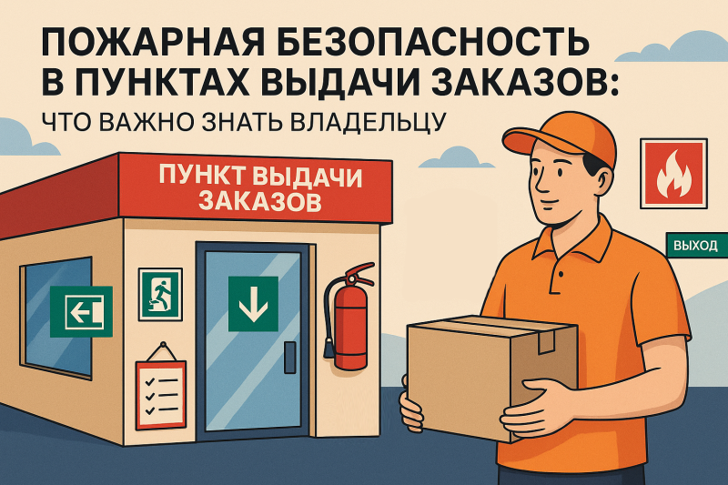 Пожарная безопасность в пунктах выдачи заказов ПВЗ