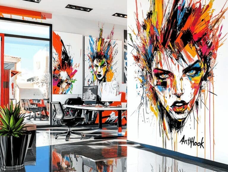    Декор офиса искусством: как вдохнуть жизнь в рабочее пространство и повысить продуктивность команды Art-Hook.Ru