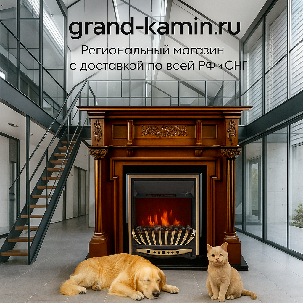    Электрокамин Oxford + Aspen Gold: создайте уют в вашем доме с помощью стиля и инноваций Kamin
