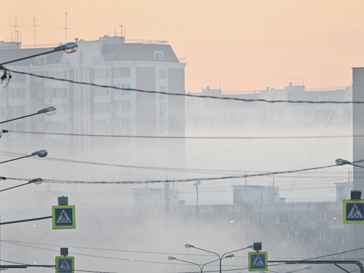    Утренний туман в Люберцах© РИА Новости / Станислав Красильников