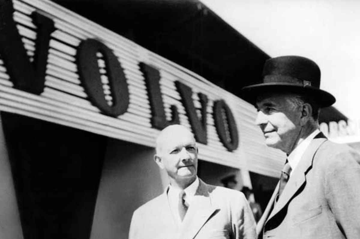 Создатели автомобильной компании Volvo Ассар Габриэльссон и Густав Ларсон.