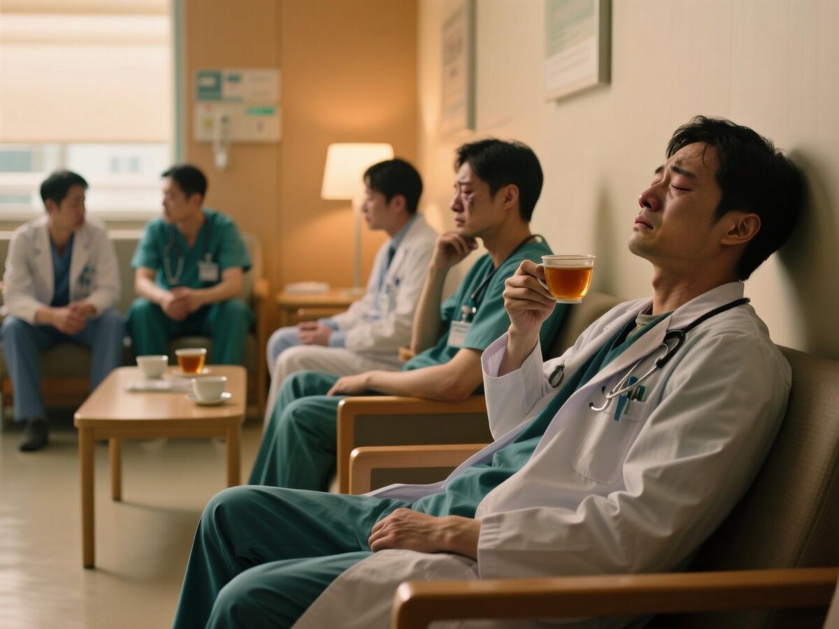 Уставшие врачи