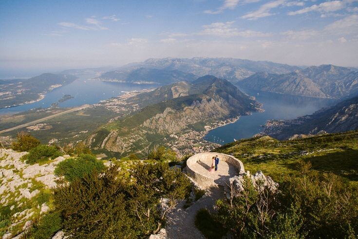 Виды с Ловчена на бухту