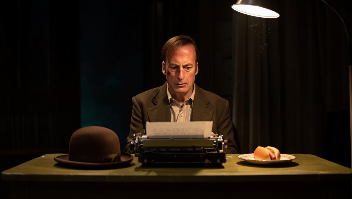 Мистер Никто в исполнении Боба Оденкирка - сгенерировано ИИ