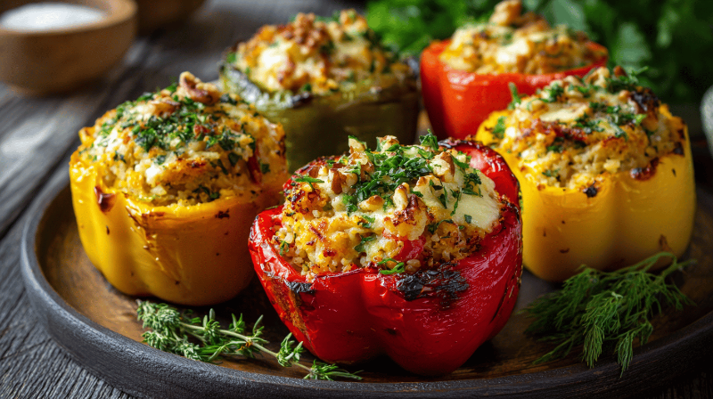 Сочные фаршированные перцы