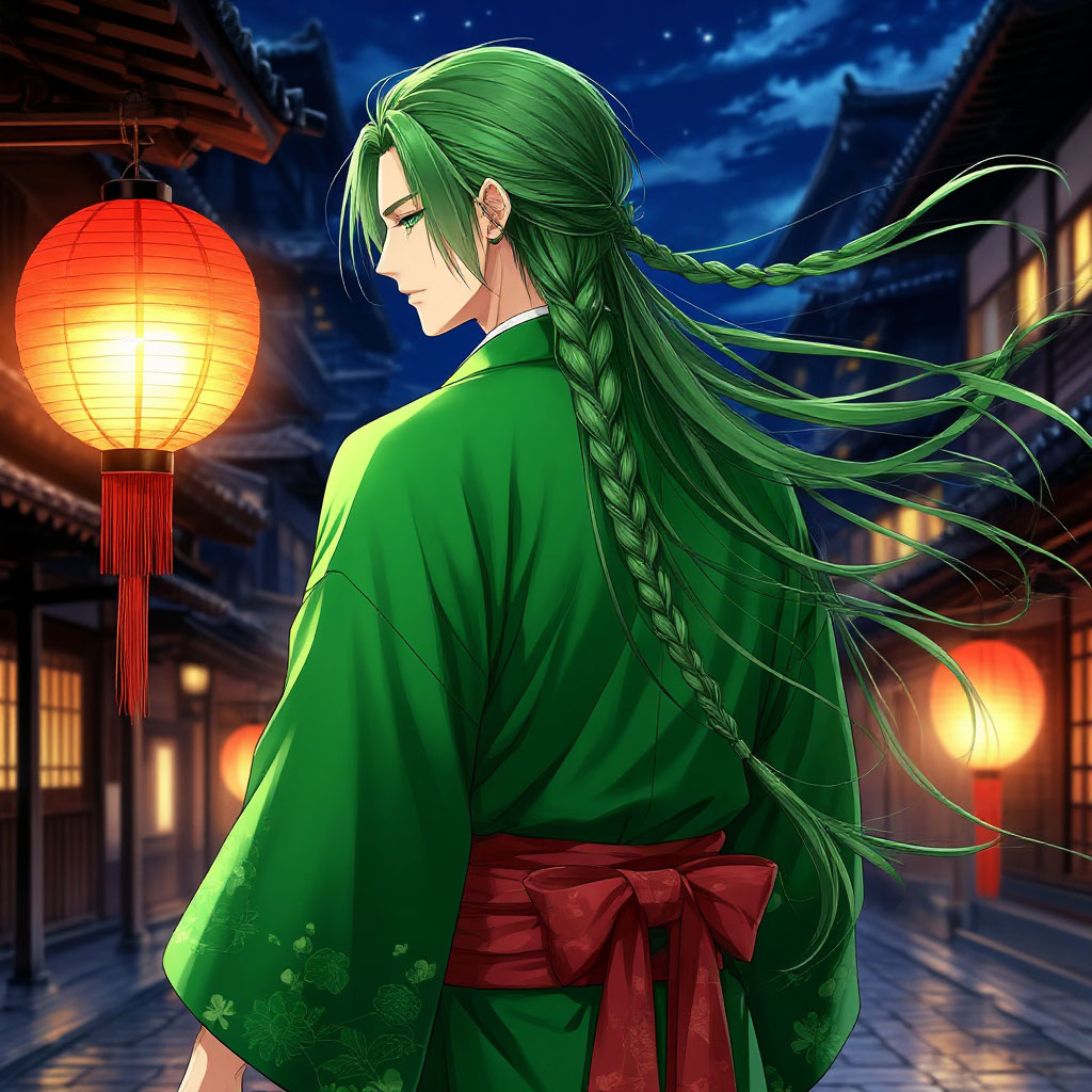 Ци Жун, Зеленый демон, Лазурный демон, Зеленый Фонарь Блуждающий в Ночи