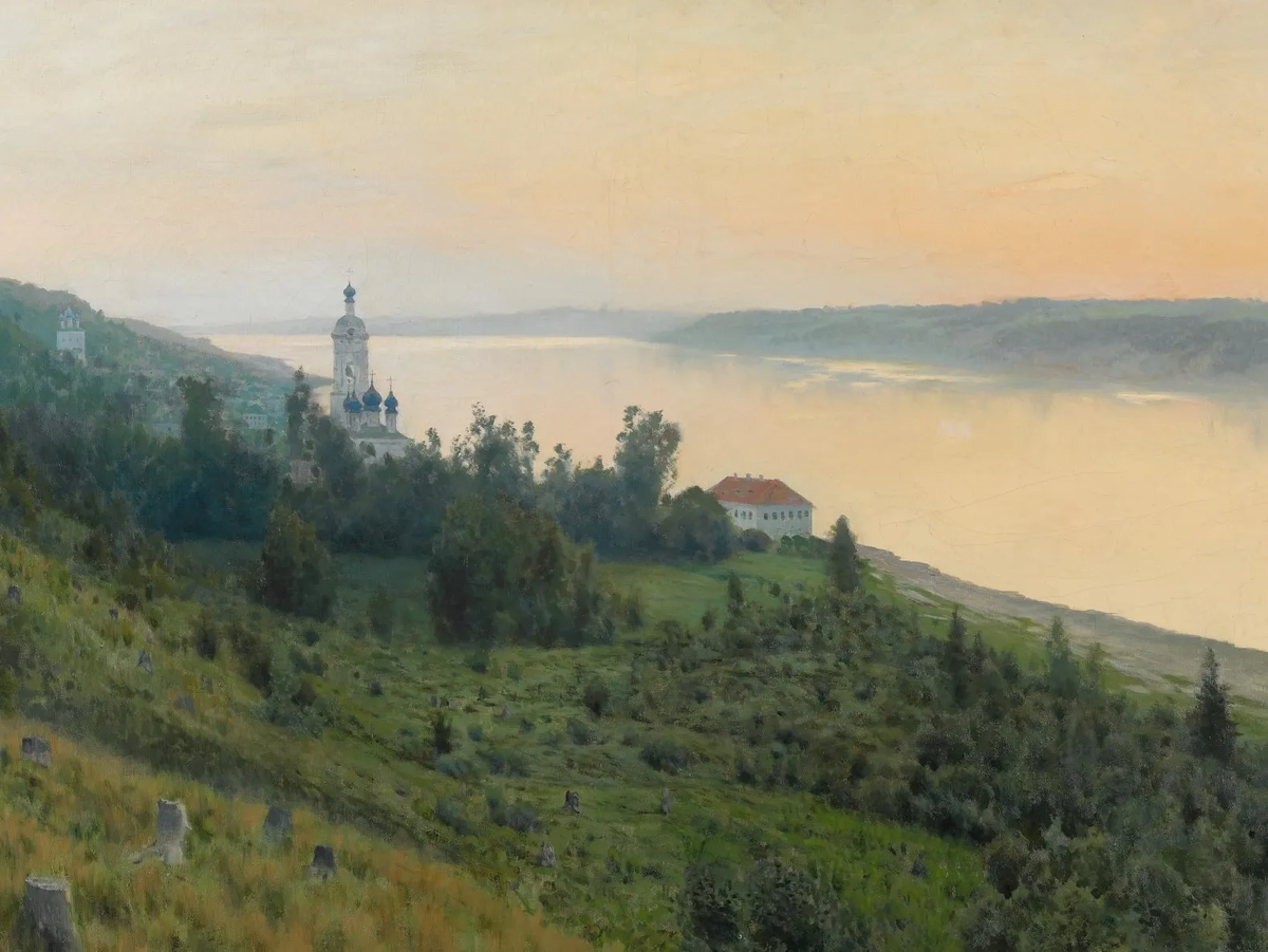 Исаак Левитан. Золотой Плёс. 1889. Государственная Третьяковская галерея, Москва