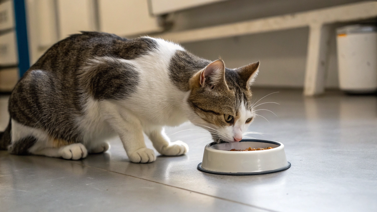 Очень неудобная миска!