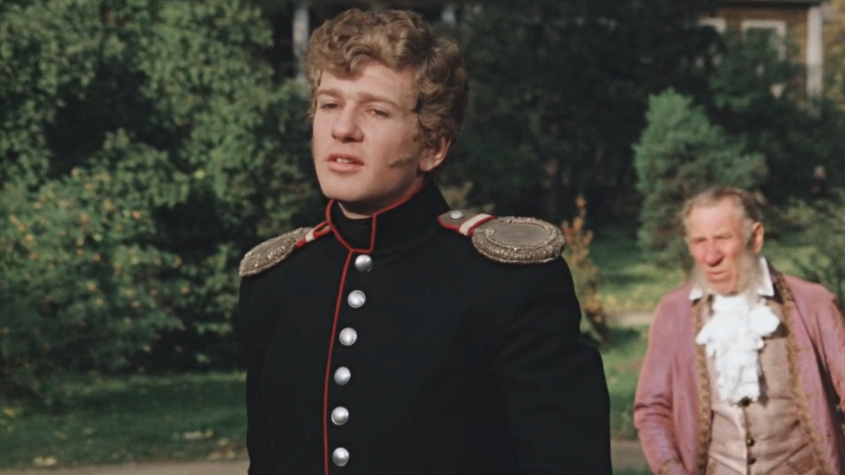 Кадр из кинофильма "Звезда пленительного счастья", 1975 г., режиссер Владимир Мотыль, сценаристы Владимир Мотыль, Олег Осетинский, Марк Захаров, композитор Исаак Шварц (скриншот)