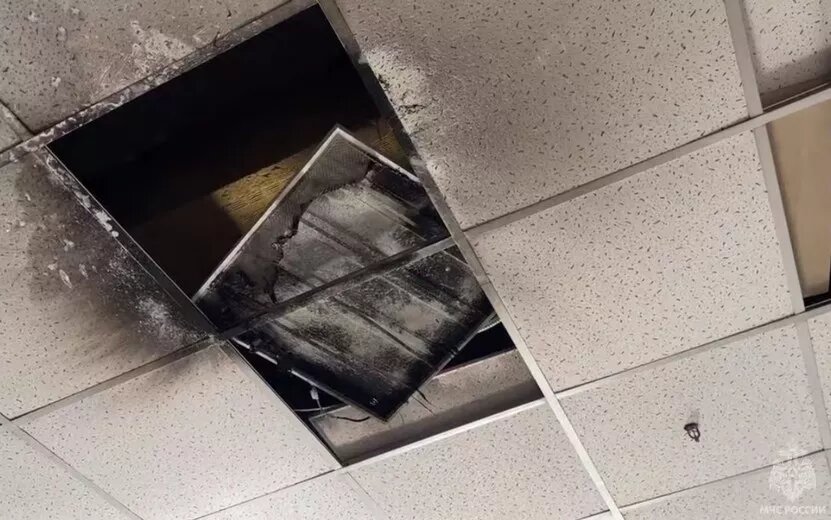    Пожар в офисном центре «Медведь» произошел в Ижевске