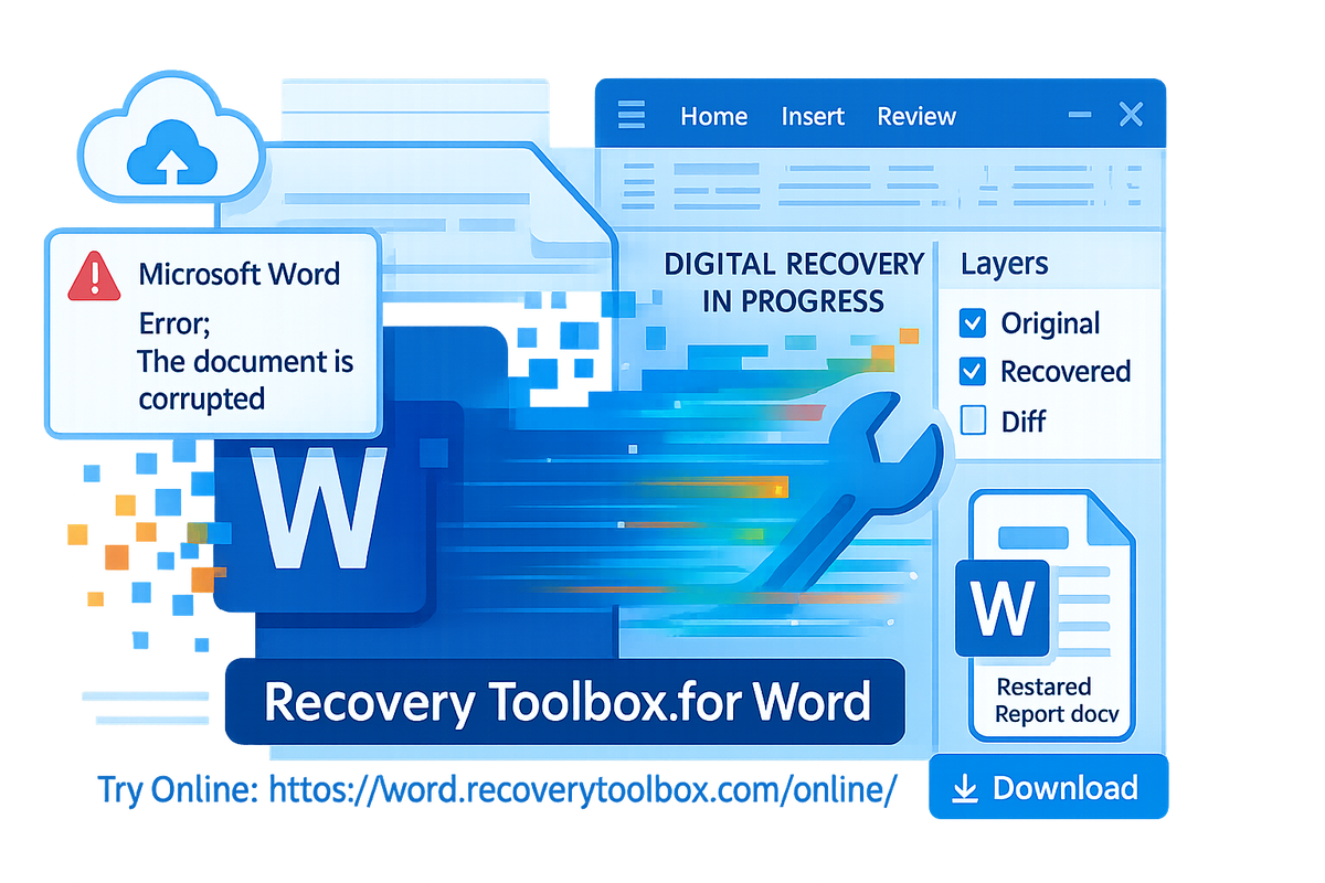 Восстановить Ворд файл 365