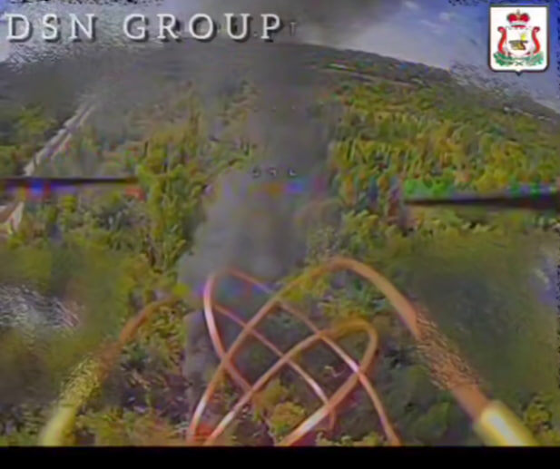    скриншот видео с телеграм-канала "Военная хроника"