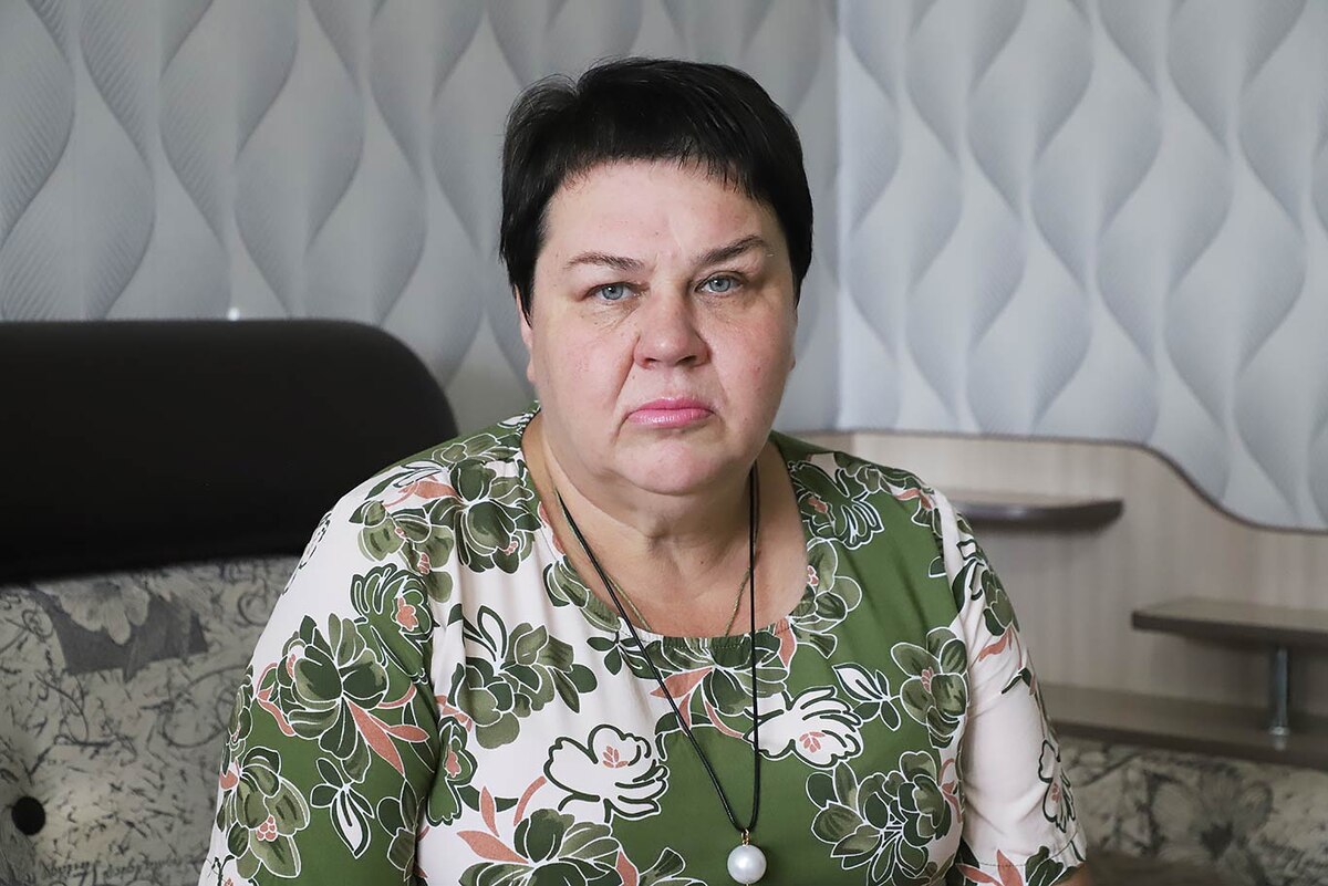 Ольга МАРТЫНЮК, мама участника СВО. Фото Александра ВАСИЛЬЕВА.