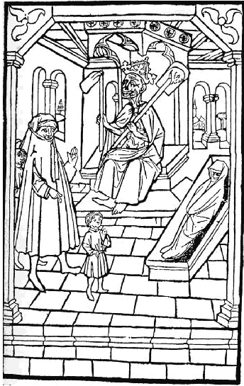 Смерть. Иллюстрация к «Богемскому землепашцу»