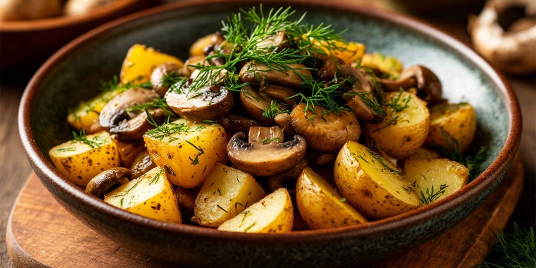 Пять секретов вкусной жареной картошки с грибами