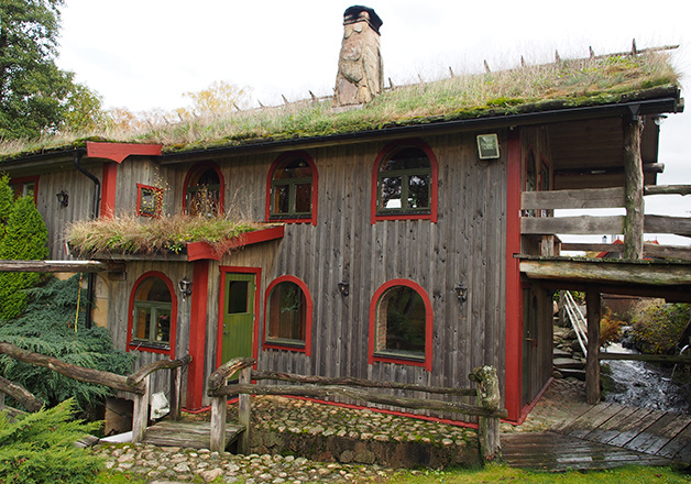 Классическая финская сауна. Тоже "в дереве".