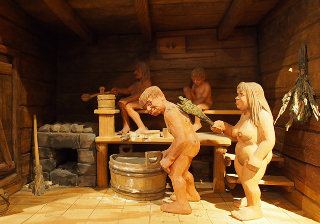 Классическая русская баня. Исполнение - в дереве.