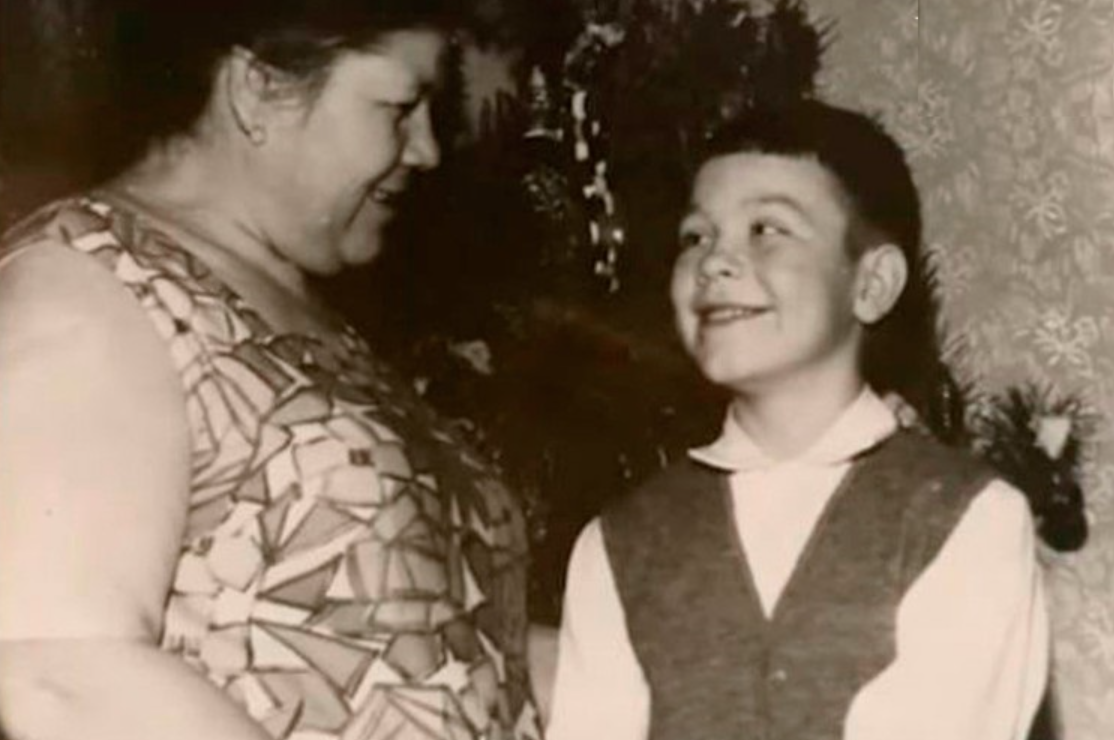 Сергей с мамой