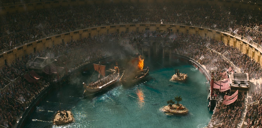 Грандиознейшие шоу Древнего Рима — морской бой в Колизее