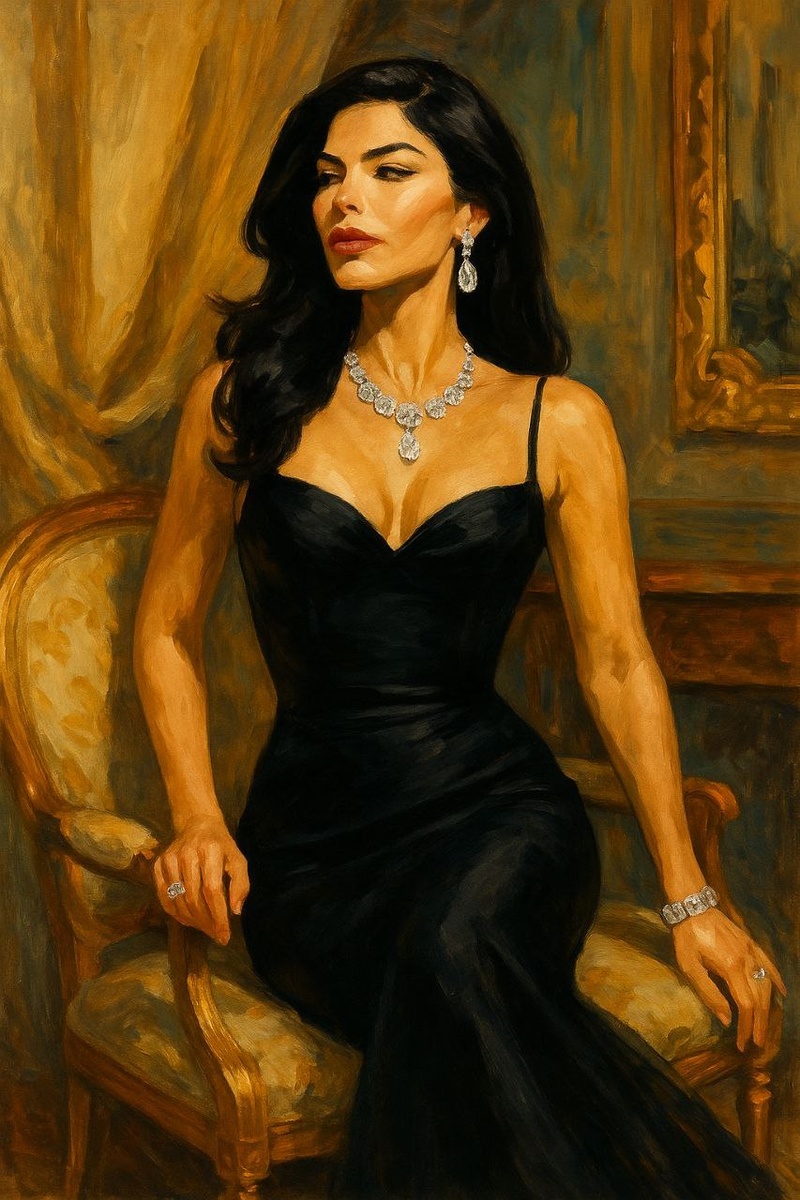 В руках Лорен нередко оказываются коллекционные работы современных художников — в мире искусства это лучший способ подчеркнуть не только вкус, но и доступ к закрытым кругам.