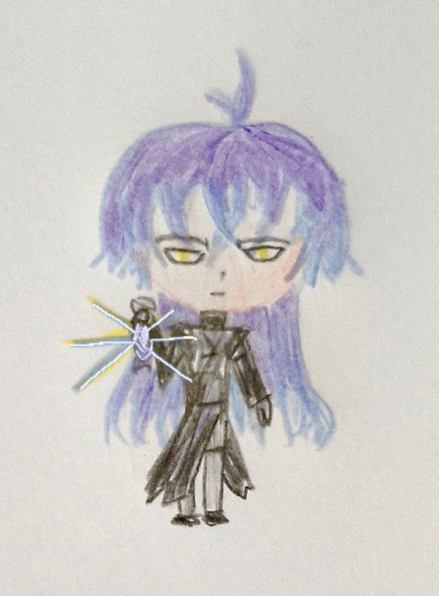 Было скучно, нарисовала Кирилла))) Кстати, мне сказали, что события на фронтах Перехода как-то будут связаны с Нод-краем.