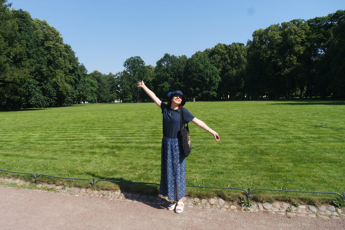 автор канала в Михайловском саду и счастлив!