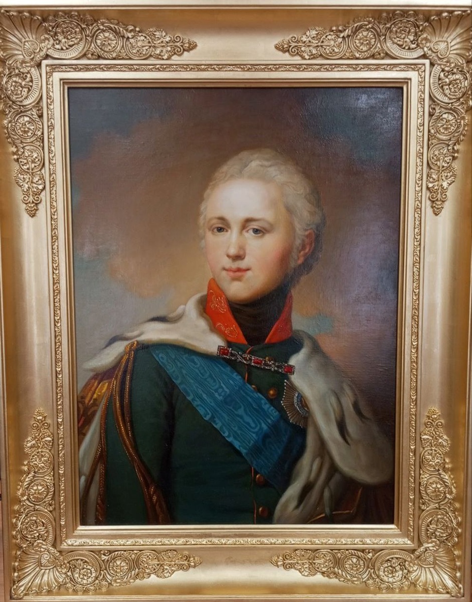  Портрет Александра I, копия с работы Г. Кюгельгена по оригиналу В. Боровиковского