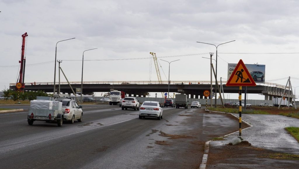    Строительство новой развязки в Оренбурге завершат до конца года Оренбуржье