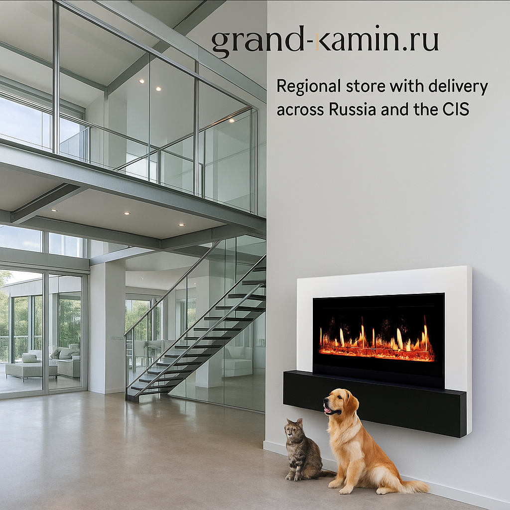    Создайте идеальный уют в доме с электрокамином Stockholm и 5D V-ART 40: тепло, стиль и инновации в одном комплекте Kamin