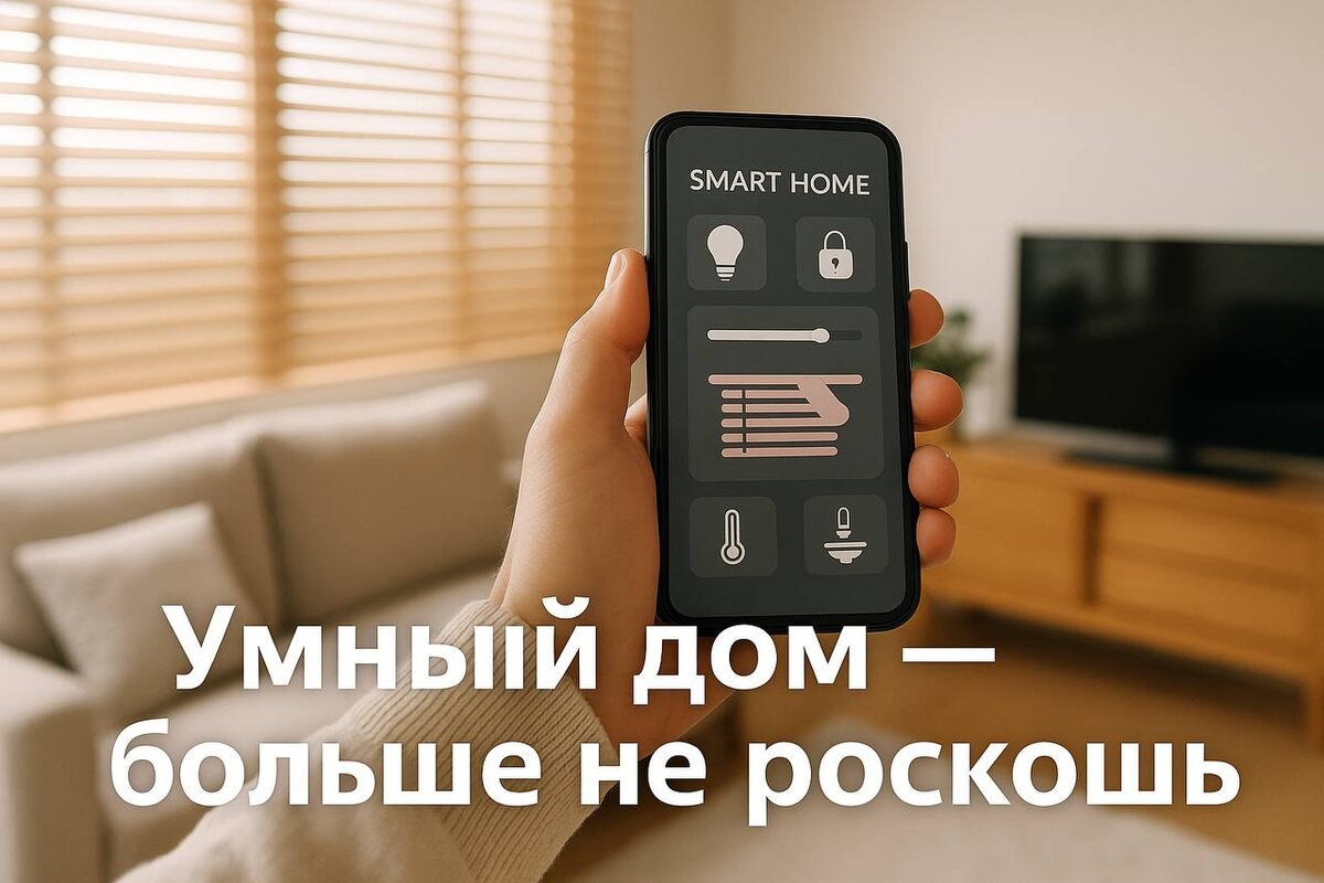 Умный дом - не игрушка, а необходимость.
Клиент: «А зачем мне умный дом, это же дорого?»
Мы: «Чтобы не бегать по квартире выключать свет и не платить за лишнее тепло».
