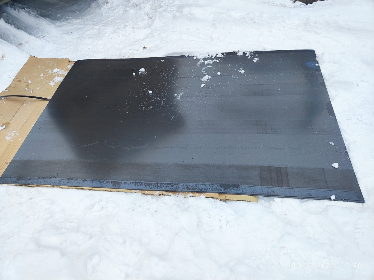 Гладкий лист для элементов кровли