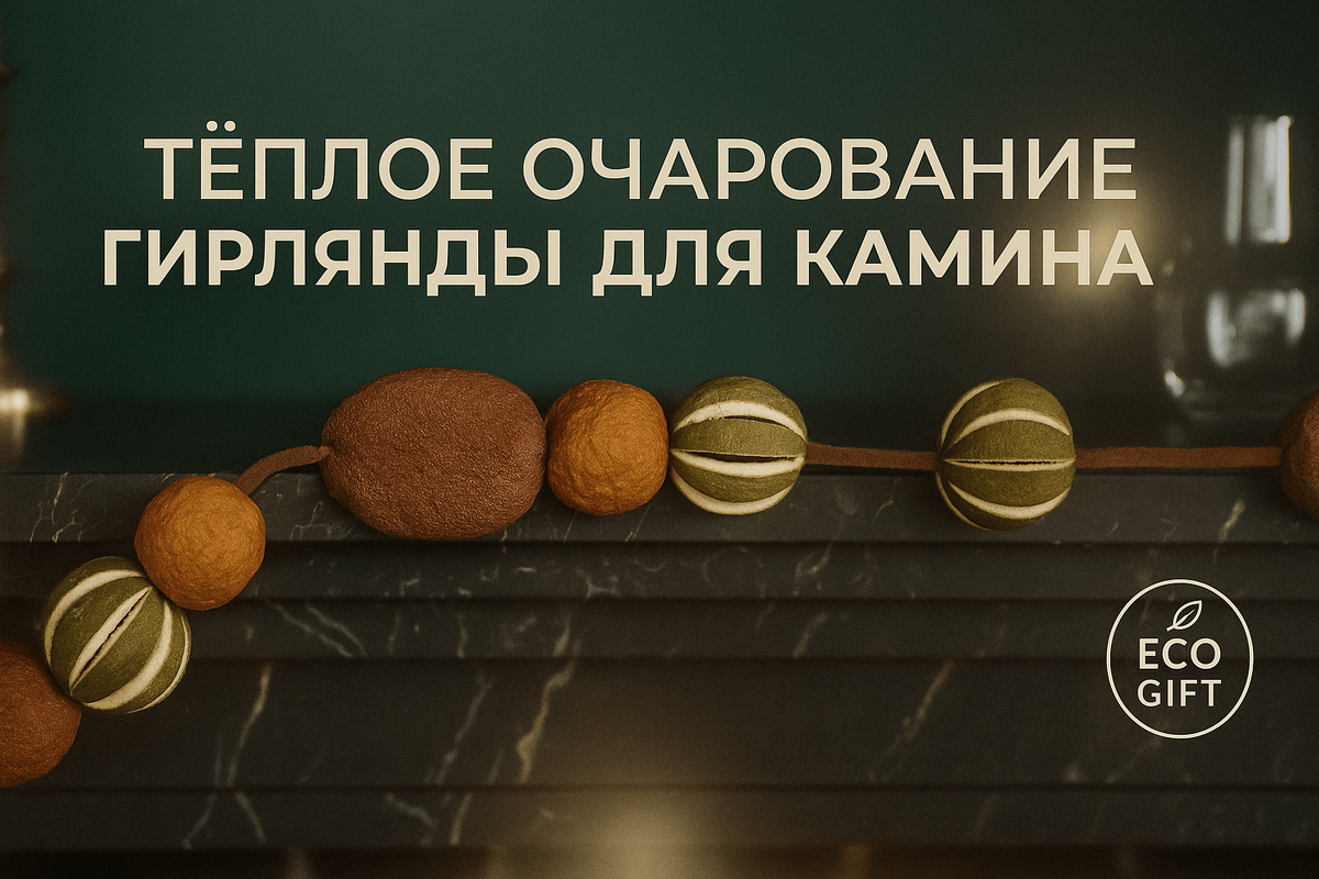    Ароматизированная гирлянда над камином: 8 идей Марина Погодина