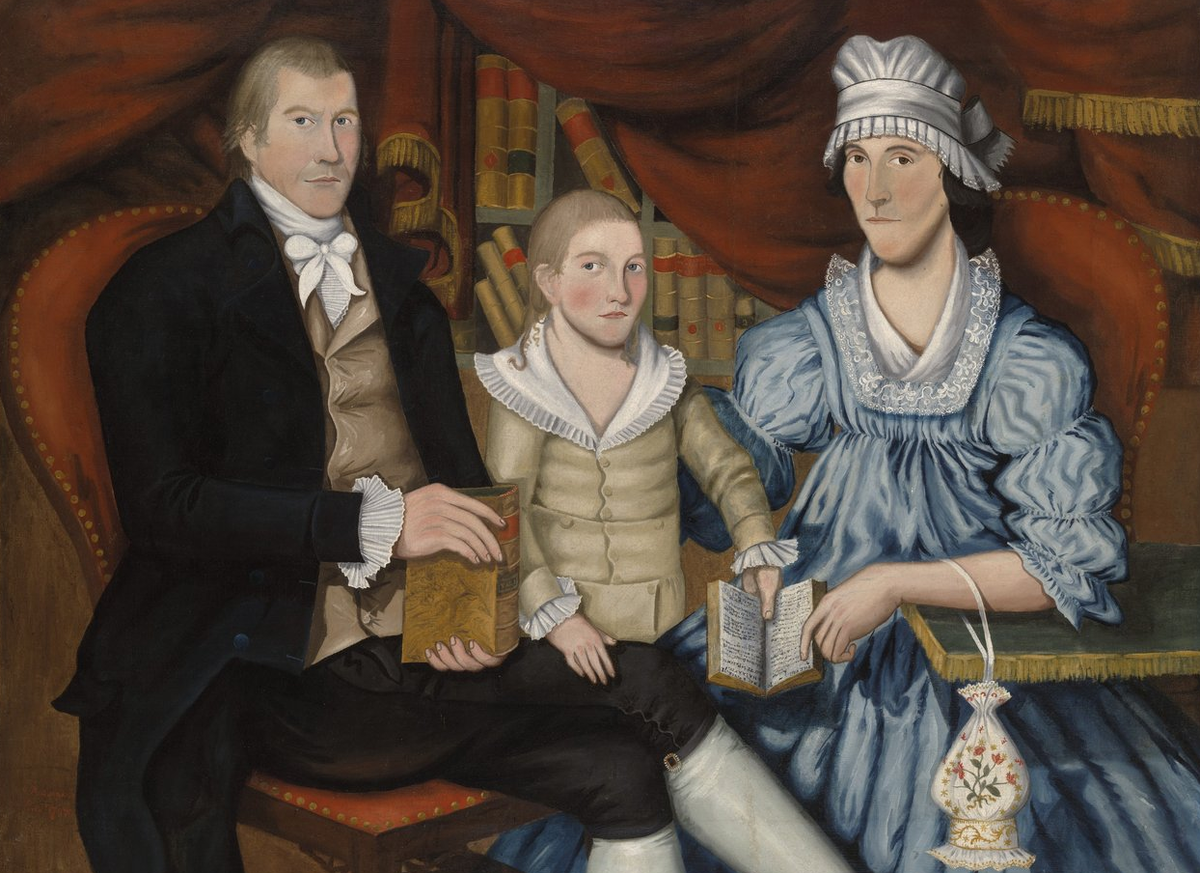 Джордж Элиот с семьей 1798 год