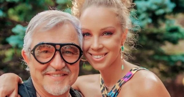    Полина Диброва с мужем. Фото: ТВЦ