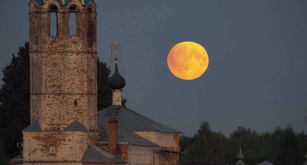 Хронология лунного затмения 7 сентября