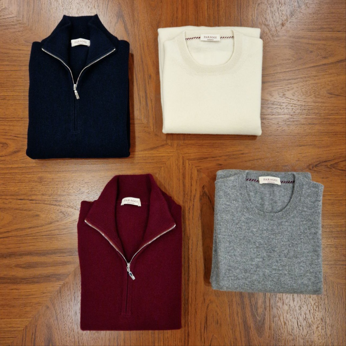 Кофты на молнии и джемперы из кашемира Paraggi