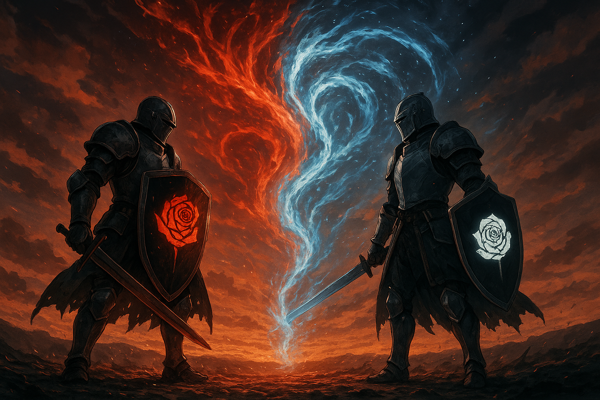 Война Роз (создано с помощью нейросети)