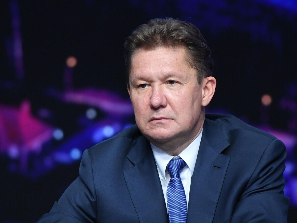    Председатель Правления ПАО "Газпром" Алексей Миллер во время общего собрания акционеров ПАО "Газпром" в Санкт-Петербурге. 28 июня 2019© РИА Новости / Александр Гальперин