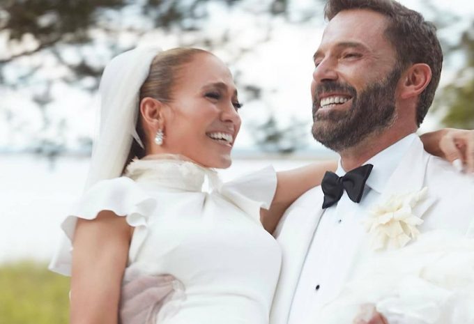 Свадьба Дженнифер и Бена в 2022 году / @jlo, соцсети